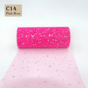 Sparkling Glitter Sequin Tulle Roll for Wedding and Party Decor  ourlum.com C14-10Y  