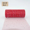 Sparkling Glitter Sequin Tulle Roll for Wedding and Party Decor  ourlum.com C17-10Y  