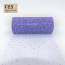 Sparkling Glitter Sequin Tulle Roll for Wedding and Party Decor  ourlum.com C25-10Y  