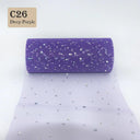 Sparkling Glitter Sequin Tulle Roll for Wedding and Party Decor  ourlum.com C26-10Y  