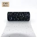 Sparkling Glitter Sequin Tulle Roll for Wedding and Party Decor  ourlum.com C40-10Y  