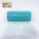 Sparkling Glitter Sequin Tulle Roll for Wedding and Party Decor  ourlum.com C54-10Y  