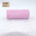 Sparkling Glitter Sequin Tulle Roll for Wedding and Party Decor  ourlum.com C08-10Y  