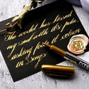 Gold and Silver Water-based Paint Marker Pen Set for Multi-surface DIY Arts & Crafts  ourlum.com   