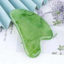 Quartz Stone Gua Sha Beeswax Roller - Facial Massager for Skin Rejuvenation and Anti-Aging  ourlum.com Green  