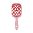 Hair Care Essential: Hollow Out Massage Detangling Hair Comb Kit for Salon and Home Styling  ourlum.com pink United State 