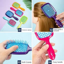 Hair Care Essential: Hollow Out Massage Detangling Hair Comb Kit for Salon and Home Styling  ourlum.com   