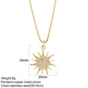 Mystical Charm Gold Evil Eye Necklace with Sun, Dog, Bee & Elephant Pendants  ourlum.com NK008G4AC210005G10  