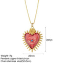 Mystical Charm Gold Evil Eye Necklace with Sun, Dog, Bee & Elephant Pendants  ourlum.com NK008G4AC220113G8  