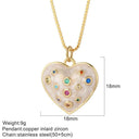 Mystical Charm Gold Evil Eye Necklace with Sun, Dog, Bee & Elephant Pendants  ourlum.com NK008G5AC220089G3  