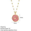 Mystical Charm Gold Evil Eye Necklace with Sun, Dog, Bee & Elephant Pendants  ourlum.com NK008G2AC210152G1  