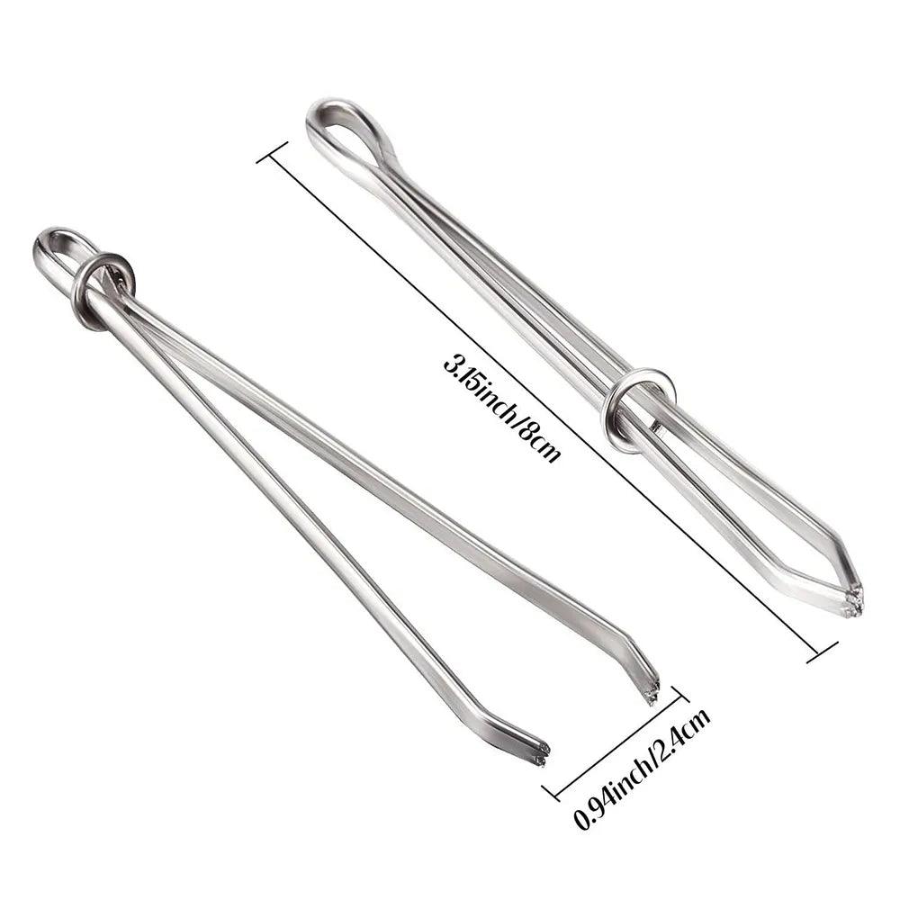 Elastic Band Sewing Clips Set with Threader and Bodkin - Stainless Steel Sewing Tools for DIY Projects  ourlum.com   