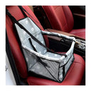 Pet Mesh Puppy Car Seat Booster with Breathable Design  ourlum.com one size United State Grey Dog paw