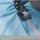 Elastic Cord Band Sewing Machine Foot Presser for Stretch Fabric  ourlum.com   