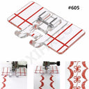 Elastic Cord Band Sewing Machine Foot Presser for Stretch Fabric  ourlum.com 605  