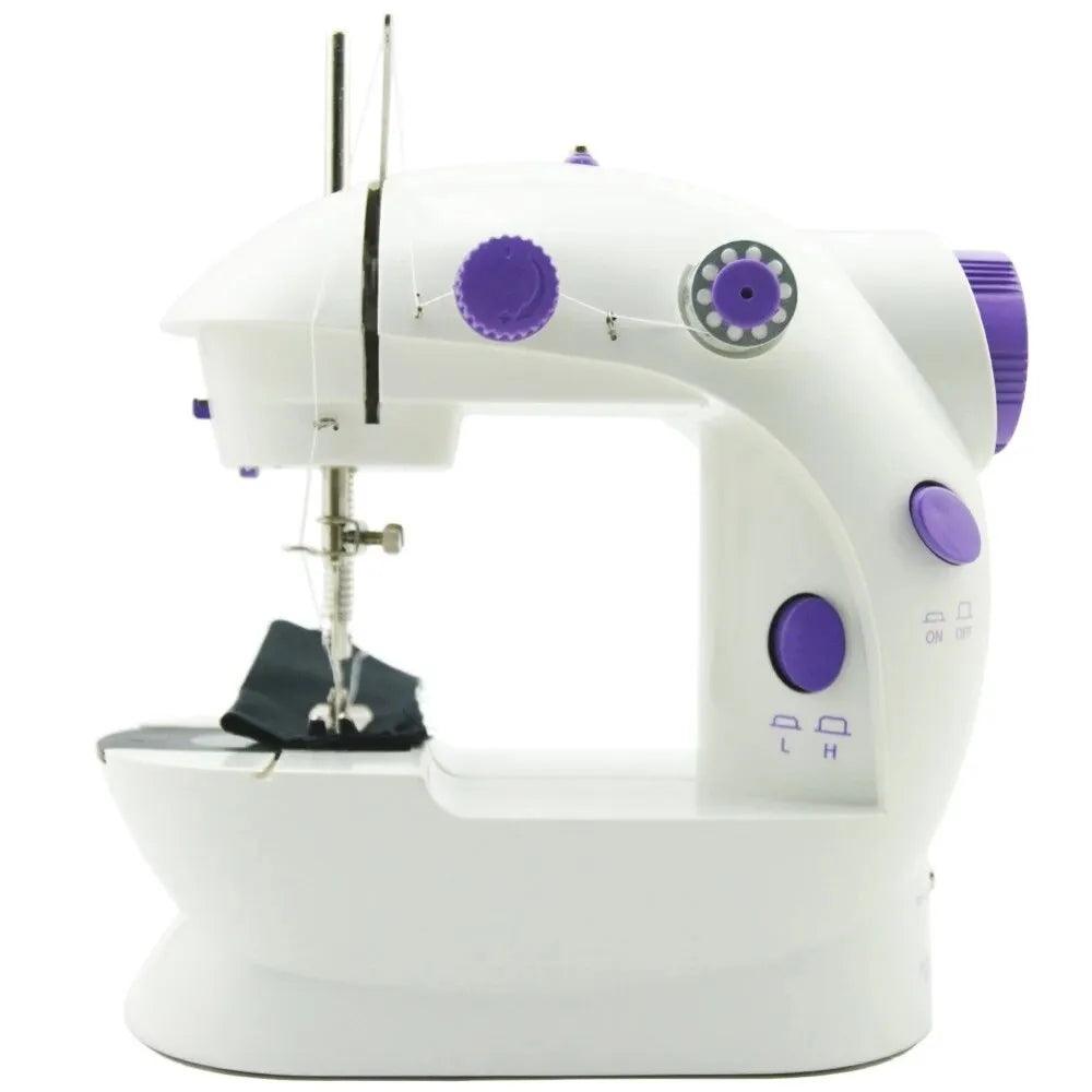 Compact Handheld Sewing Machine with Light Cutter Foot Pedal & Night Light  ourlum.com   