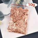 Shimmering Metallic Craft Foil Flakes Set for Art and Decoration  ourlum.com 10g-rose gold 1  