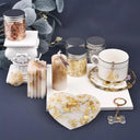 Shimmering Metallic Craft Foil Flakes Set for Art and Decoration  ourlum.com   