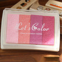 Creative Ink Pad for DIY Craft Rubber Stamps - Stationery & Scrapbooking Essentials  ourlum.com Pink  