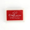 Creative Ink Pad for DIY Craft Rubber Stamps - Stationery & Scrapbooking Essentials  ourlum.com red  