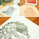 Creative Ink Pad for DIY Craft Rubber Stamps - Stationery & Scrapbooking Essentials  ourlum.com   