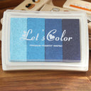 Creative Ink Pad for DIY Craft Rubber Stamps - Stationery & Scrapbooking Essentials  ourlum.com Blue  