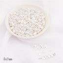 Exquisite Irregular ABS Imitation Pearl Beads Assortment for DIY Jewelry Making Kit  ourlum.com 20PCS 8  