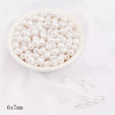 Exquisite Irregular ABS Imitation Pearl Beads Assortment for DIY Jewelry Making Kit  ourlum.com 20PCS 9  