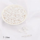 Exquisite Irregular ABS Imitation Pearl Beads Assortment for DIY Jewelry Making Kit  ourlum.com 20PCS 10  