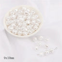 Exquisite Irregular ABS Imitation Pearl Beads Assortment for DIY Jewelry Making Kit  ourlum.com 10PCS 12  