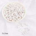 Exquisite Irregular ABS Imitation Pearl Beads Assortment for DIY Jewelry Making Kit  ourlum.com 10PCS 15  