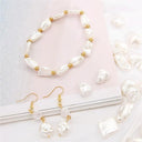 Exquisite Irregular ABS Imitation Pearl Beads Assortment for DIY Jewelry Making Kit  ourlum.com   