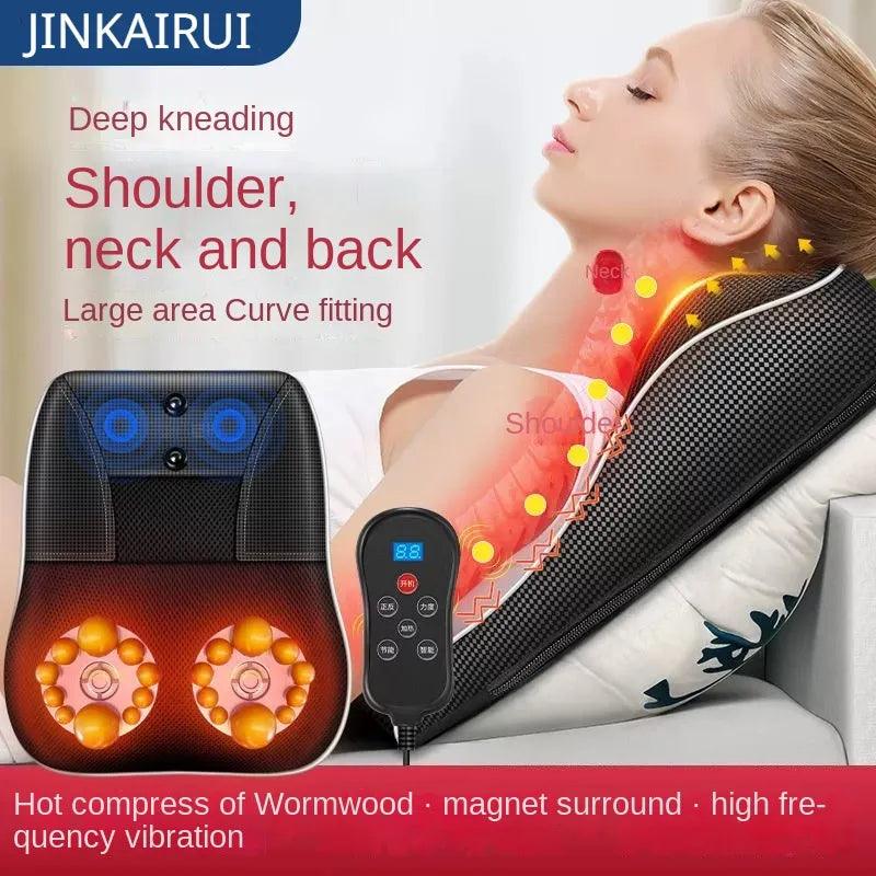 Shiatsu Neck and Body Massager with Heating and Vibrating Therapy - Enhanced Blood Circulation and Full Body Relief  ourlum.com   