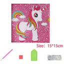 Sparkling Kids Diamond Painting Sticker Kit for Creative Minds  ourlum.com unicorn 004  