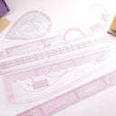 6-Piece KRABALL Sewing and Design Ruler Set for DIY Projects  ourlum.com   