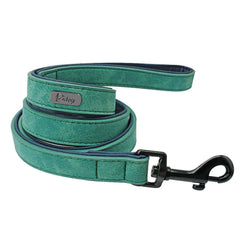 Bespoke Leather Dog Collar Leash: Custom Elegance for Pet Strolls
