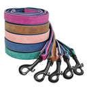 Personalized Leather Dog Collar Leash Set for Small to Large Breeds  ourlum.com   