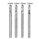 Leathercraft Repair Tool Set with Interchangeable Awl - Premium Stainless Steel Needles for DIY Shoe and Leather Projects  ourlum.com 4Pcs tools  