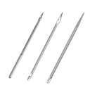 Leathercraft Repair Tool Set with Interchangeable Awl - Premium Stainless Steel Needles for DIY Shoe and Leather Projects  ourlum.com 3Pcs tools  