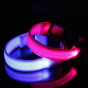 LED Light-Up Dog Safety Collar - Adjustable Glowing Pet Necklace for Small, Medium, Large Dogs  ourlum.com   