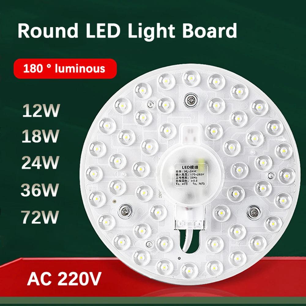 LED Ceiling Light Panel Upgrade Kit with Magnet Adsorption - High Quality Aluminum Construction - Easy Installation - Tri-Color Light Switch - Insulation Protection  ourlum.com   