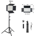 Portable LED Fill Light with Adjustable Brightness and Bi-color Temperature for Youtube Gaming and Live Streaming  ourlum.com U600 160cm Stand United State 