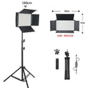 Portable LED Fill Light with Adjustable Brightness and Bi-color Temperature for Youtube Gaming and Live Streaming  ourlum.com U800 160cm Stand United State 