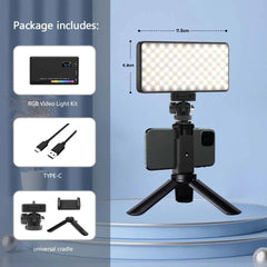 RGB LED Camera Light Panel: Ultimate Lighting Solution for Vloggers and Streamers
