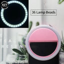 Portable LED Ring Light for Selfies & Photography