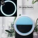 Portable LED Ring Light for Selfies & Photography