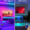 RGB 5050 LED Strip Lights with WIFI Bluetooth Control - Flexible Room Decor Lighting Solution  ourlum.com   