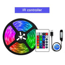 RGB 5050 LED Strip Lights with WIFI Bluetooth Control - Flexible Room Decor Lighting Solution  ourlum.com IR controller 1M 