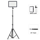 Adjustable LED Video Light with Tripod Stand for Photography Studio Shooting  ourlum.com 8 inch lamp kit D United State 