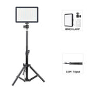 Adjustable LED Video Light with Tripod Stand for Photography Studio Shooting  ourlum.com 8 inch lamp kit B United State 